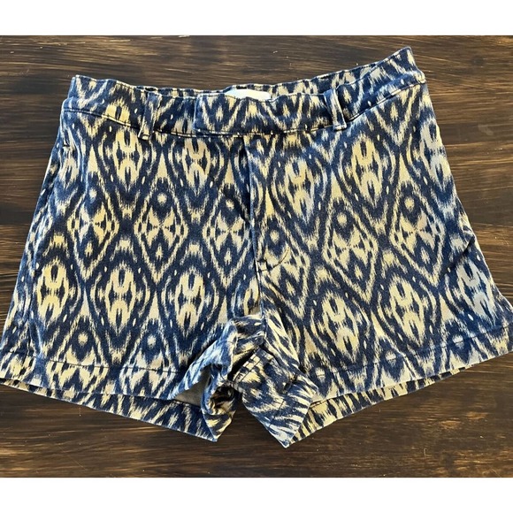 Henry & Belle Pants - Aztec Henry & Belle Blue and Tan Shorts Summer Y2K Sz. 26